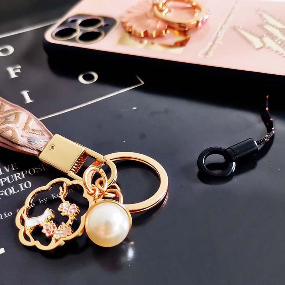 Dây Đeo Thẻ ID Bằng Vải Màu Đen Phong Cách Vintage