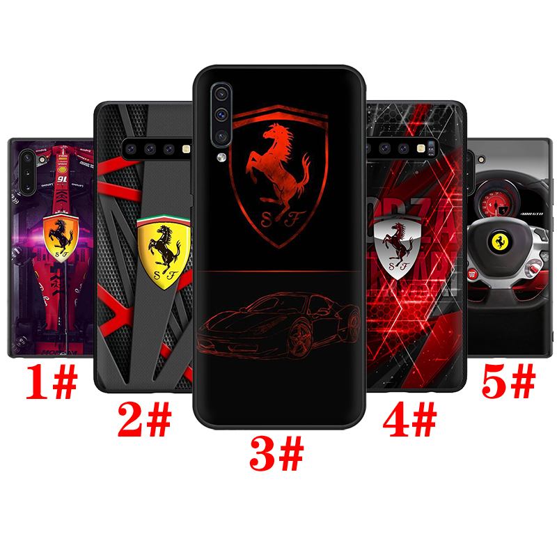 Ốp Lưng Logo Ferrari Sport Cho Samsung A5 2017 A6 A8 Plus A7 A9 2018 Note 8 9