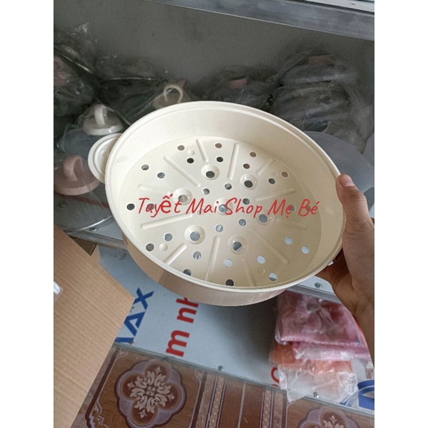Xửng hấp bộ nồi nấu cháo chậm bear 1,6l