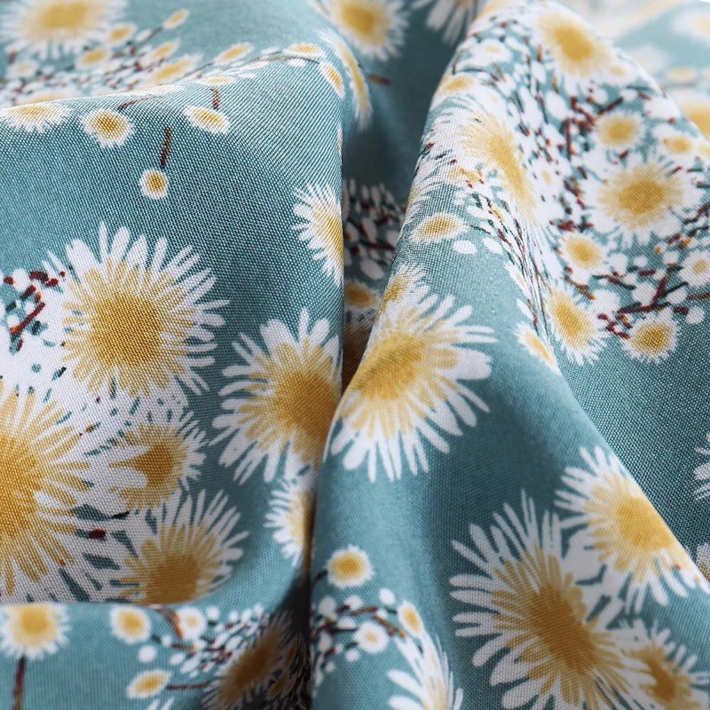 (Sẵn hàng Quảng Châu đẹp đủ size)Đầm hoa xẻ tà dáng dài,váy hoa cúc hoạ mi | BigBuy360 - bigbuy360.vn