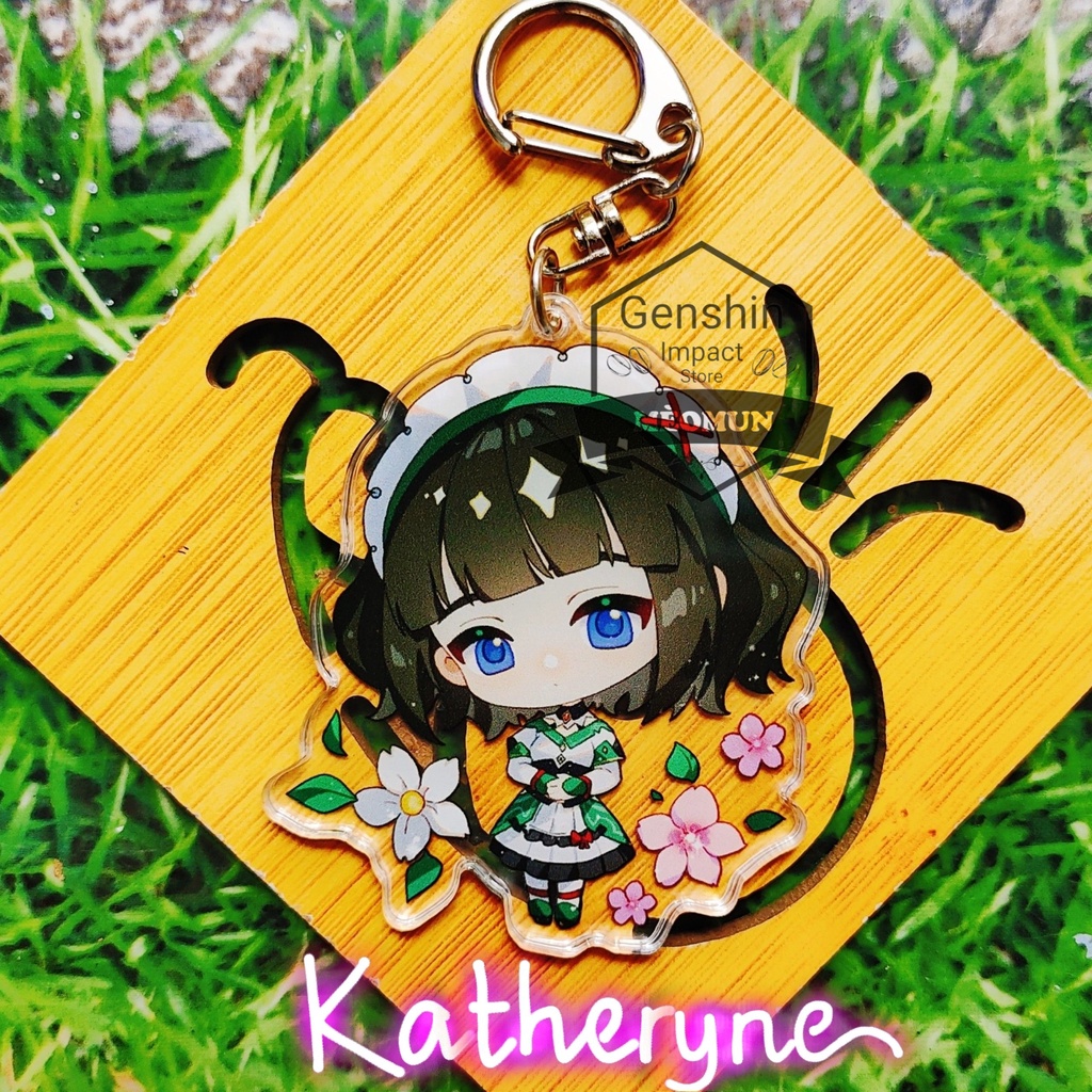 Katheryne Móc khóa Genshin Impact M3 (in giữa acrylic)