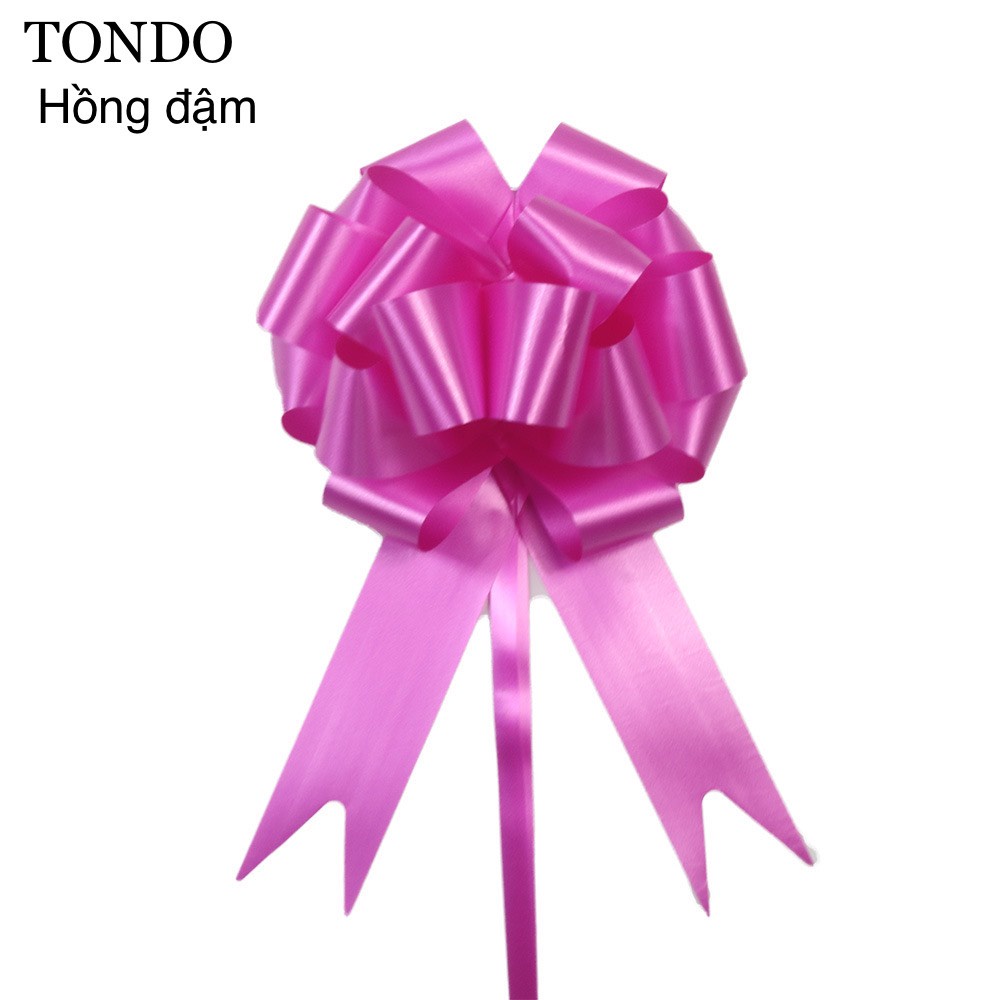 SET 5 Cái Nơ Rút Tú Cầu Trơn  KT 3cm - 120cm Gói Quà Buộc Quà Buộc Hoa