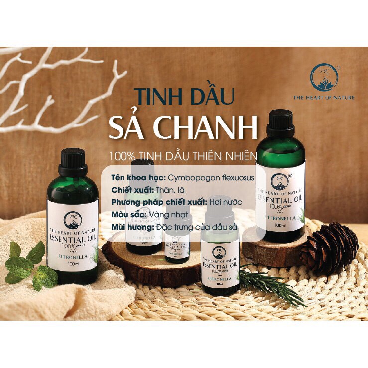 Tinh dầu Sả Chanh /Quế/Bạc Hà/Cam Ngọt/Bưởi Chùm/Sả Java PK 10ml-Hương thơm đặc biệt