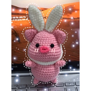 Móc khoá len thú bông heo con🐷, gà con🐣