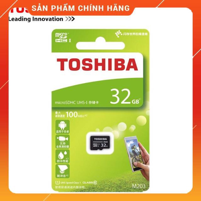 Thẻ Nhớ MicroSDHC 32GB Toshiba 100MB/s - M203