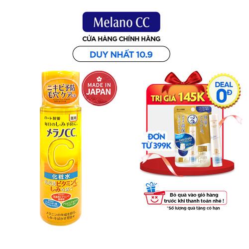 [Mã FMCGMALL -8% đơn 250K] Dung dịch dưỡng trắng da chống thâm nám Melano CC Whitening Lotion 170ml