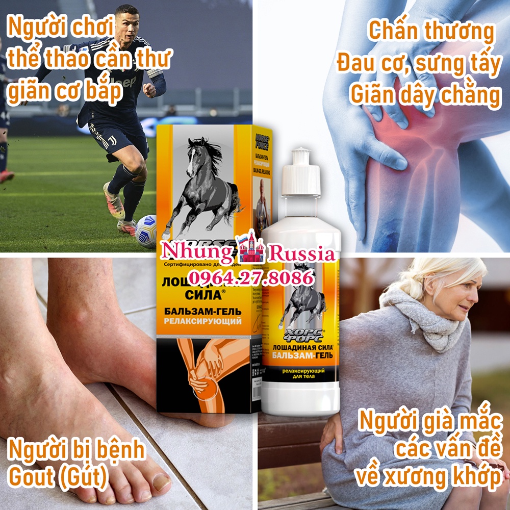 Cao Ngựa Horse Force 500ml của Nga