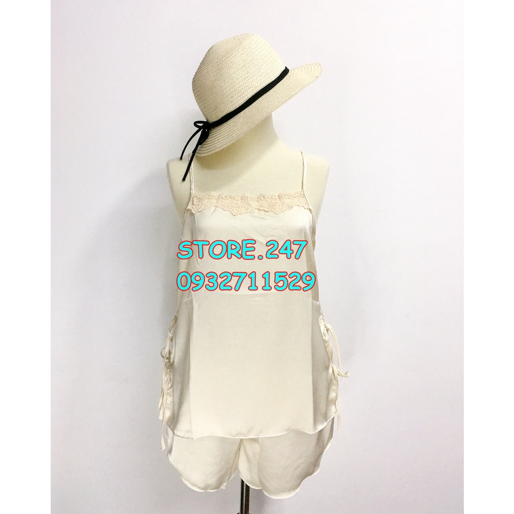 (45KG - 60KG) BỘ SATIN KHÔNG MÚT DỄ THƯƠNG CỘT NƠ 2 BÊN HÔNG MẶC NGỦ SIÊU XINH LUNG LINH, SATIN XỊN MỀM MƯỢT RẤT MÁT | BigBuy360 - bigbuy360.vn
