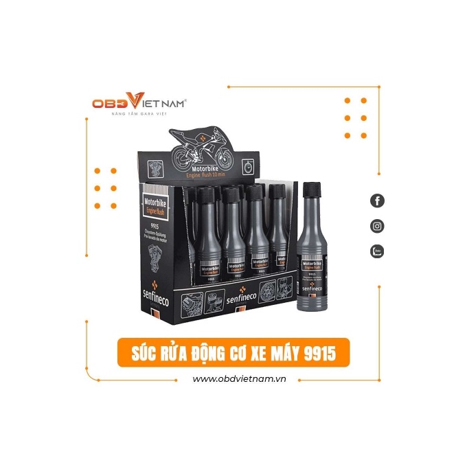 Súc Rửa Động Cơ Xe Máy - Senfineco Motorbike Engine Oil System Flush [100ml]