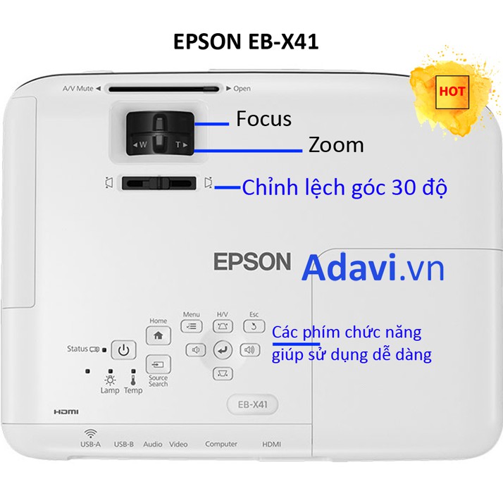 Máy Chiếu Epson EB-X41