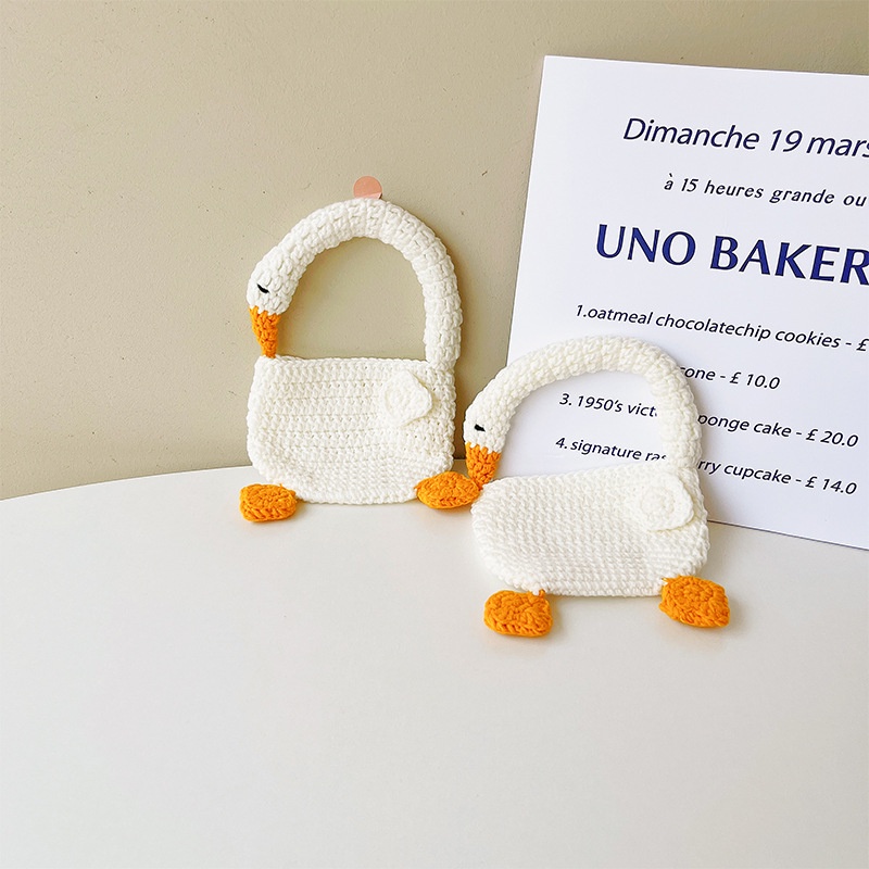 Túi Xách Đeo Vai Màu Trơn Họa Tiết Hoạt Hình Đơn Giản Dễ Thương Cho Bé