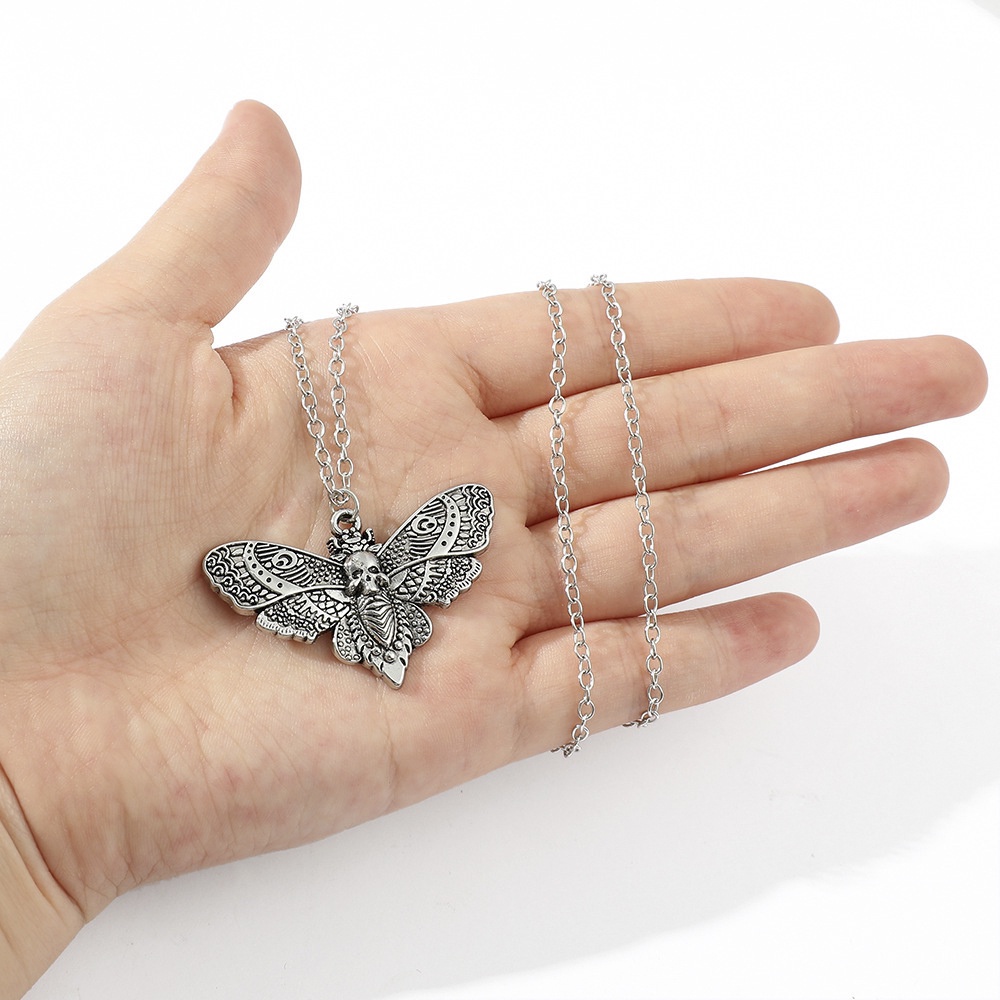 Vòng cổ Mặt Đầu Lâu Phong Cách Hip Hop