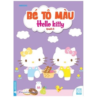Sách bé tô màu - hello kitty - quyển 1