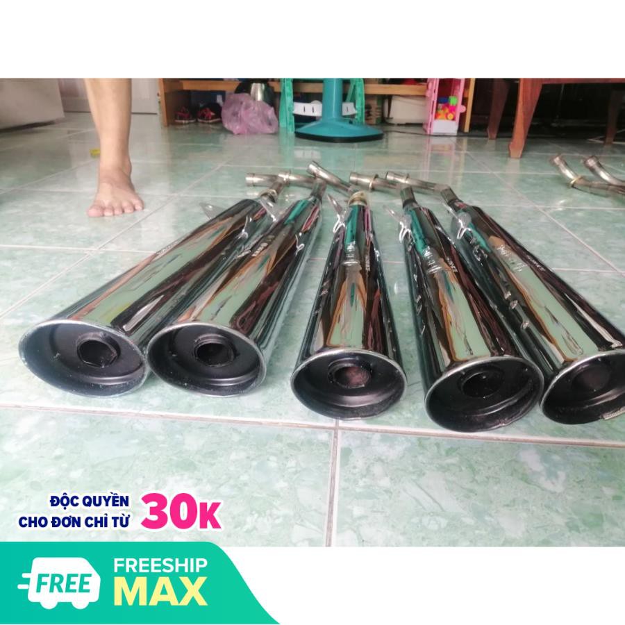 Pô xe máy Wave móc cổ inox
