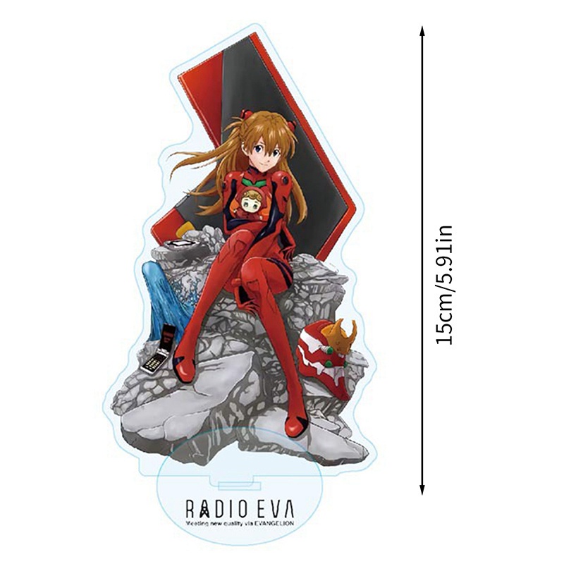 Mô hình nhân vật Anime Neon Genesis Evangelion kích thước 15cm