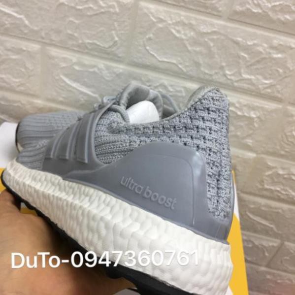 [Real] [FREESHIP-FULLBOX-SALE 3 NGÀY] Giày ultra boost đen, trắng, xám size Nam Nữ . : : ‣ $ ⁹ " ྇