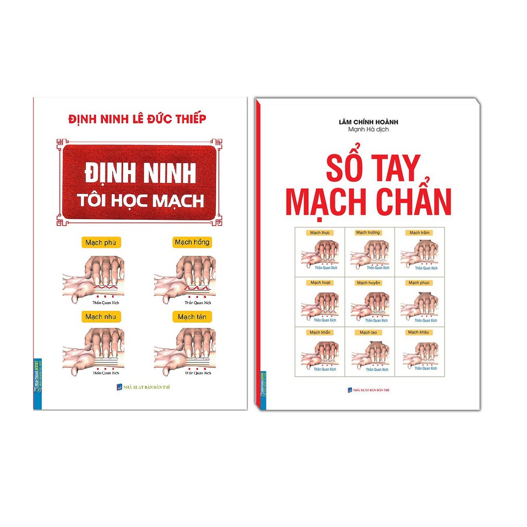 Sách Combo Định Ninh Tôi Học Mạch + Sổ tay mạch chuẩn