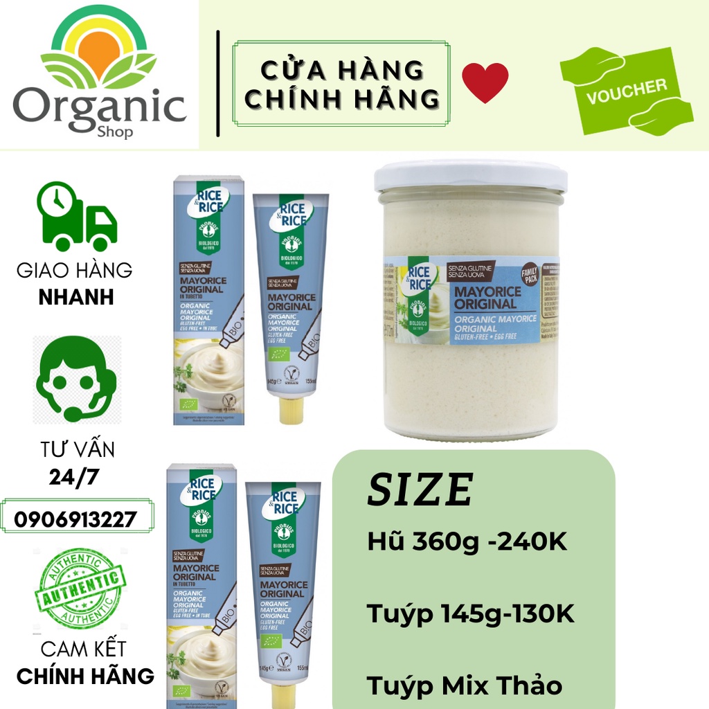 Sốt Mayonaise hữu cơ không trứng 360g ProBios