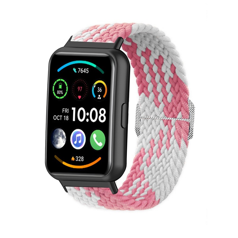 Dây Đeo Sợi Nylon Co Giãn Chống Mồ Hôi Cho Đồng Hồ Thông Minh Huawei Iwatch FIT 2