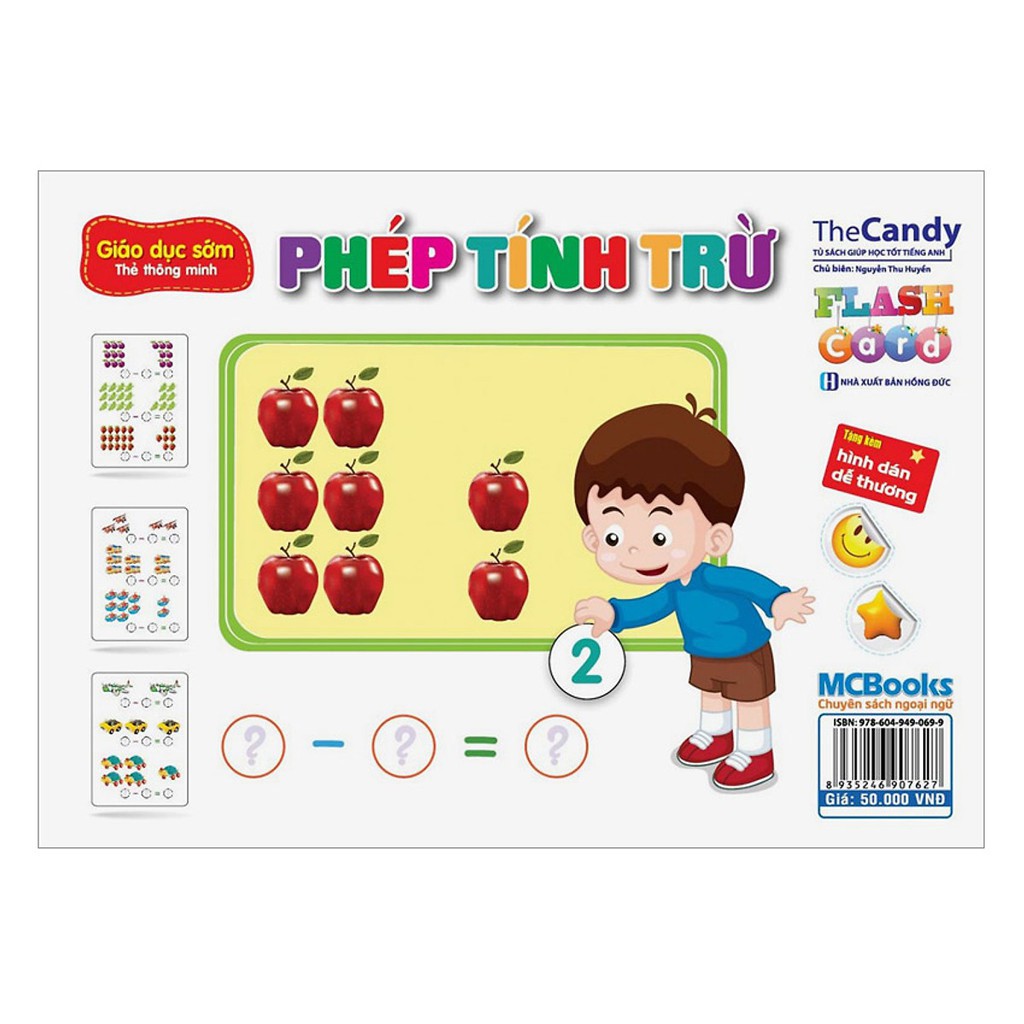 Combo  Flashcard Dạy Trẻ Theo Phương Pháp Glenn Doman 4 Chủ Đề - Bé Học Chữ Cái -Số Đếm - Phép Cộng - Trừ