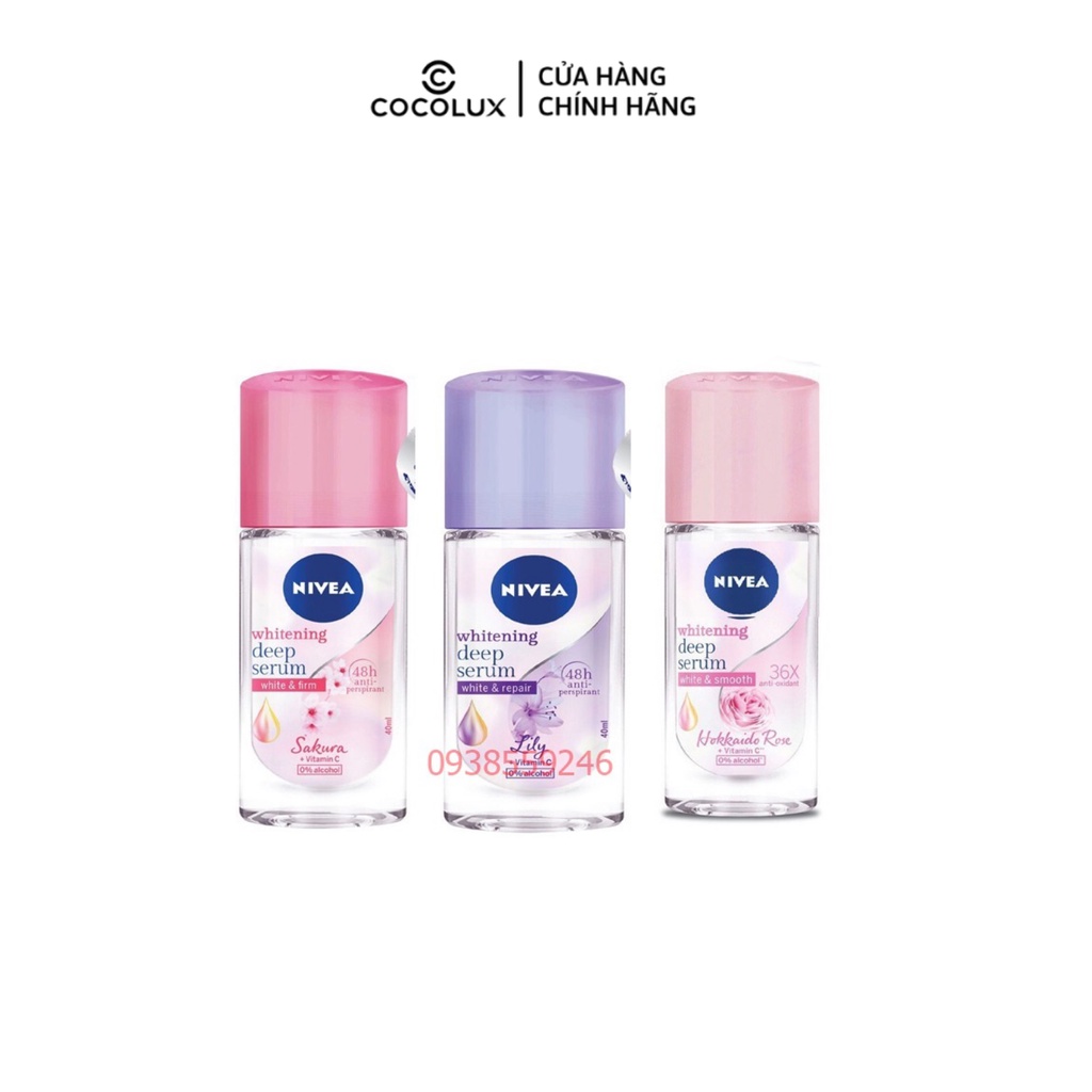 [COCOLUX] Lăn ngăn mùi serum Nivea 40ml