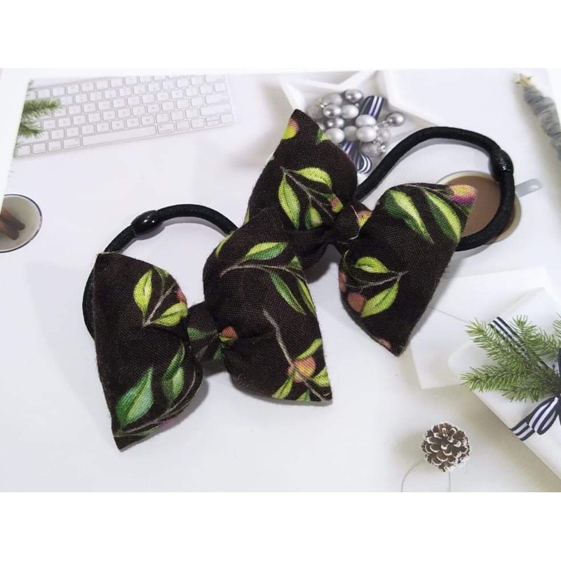 Chun cột tóc hình chiếc nơ nhồi bông (2)