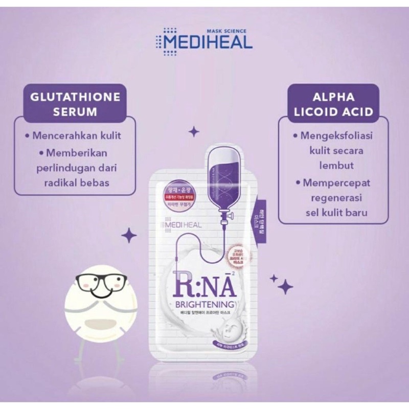 Combo 10 mặt nạ RNA sáng da proantin Mediheal 10x25ml