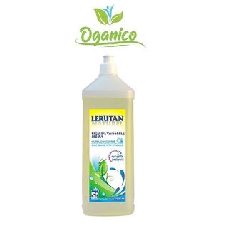 Nước rửa chén Hữu cơ / Nước Rửa chén bát Hữu cơ đậm đặc Hương chanh Lerutan 1L