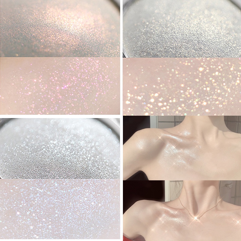 Phấn mắt SUAKE 3 màu tùy chọn lấp lánh trang điểm chuyên nghiệp