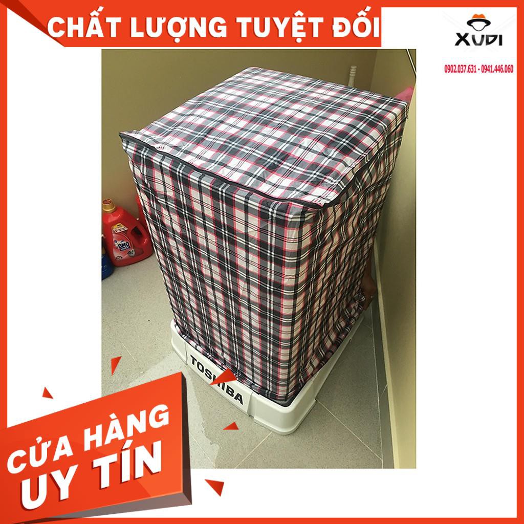 Áo trùm máy giặt cửa trên - vải dù - từ 9-10kg