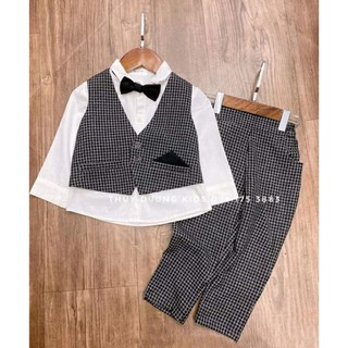 Bộ vest công tử Bemoo Xuất hàn cho bé trai