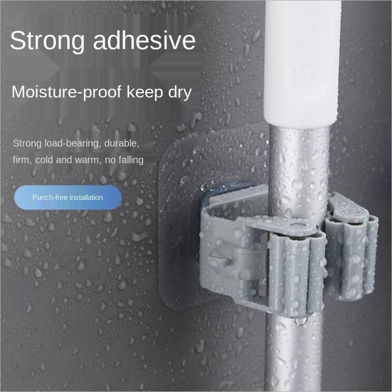 Móc treo cây lau nhà gắn tường đa chức năng tiện dụng