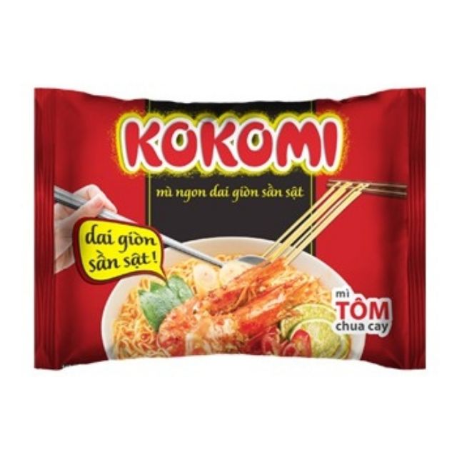 Mì Kokomi Tôm chua cay Thùng 30g x 65g