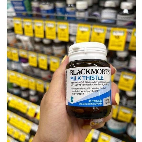 Viên Uống Hỗ Trợ Chức Năng Gan, Thải Độc Gan - Blackmores Milk Thistle Hộp 42 viên