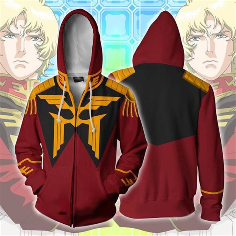 Áo khoác nỉ anime Char Aznable
