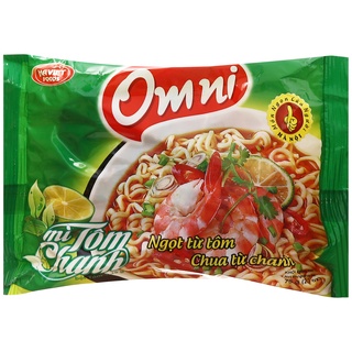 Combo 10 gói Mì Omni vị tôm chanh gói 75g