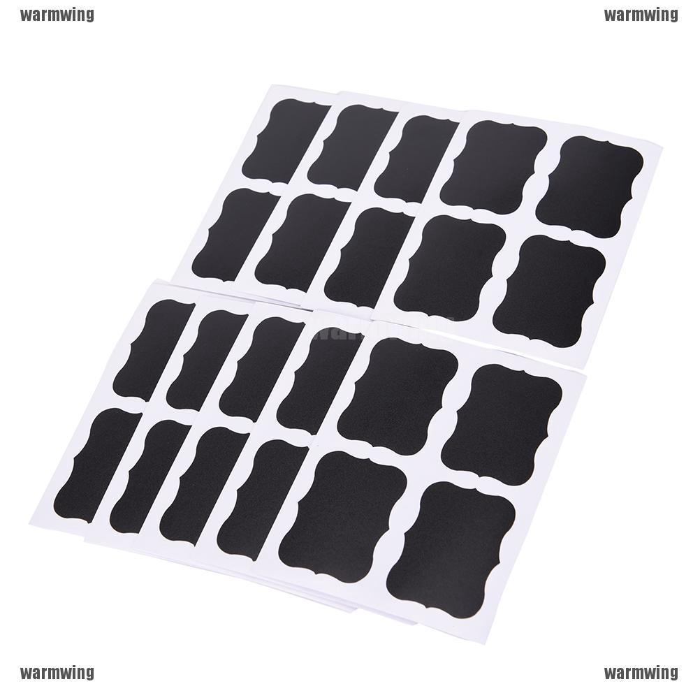 Bộ 36 Miếng Dán Màu Đen Trang Trí Tiện Dụng