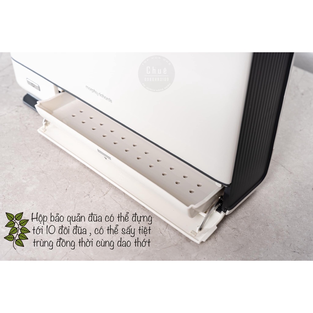 SET DAO THỚT KÈM HỘP SẤY & TIỆT TRÙNG UV MORPHY RICHARD