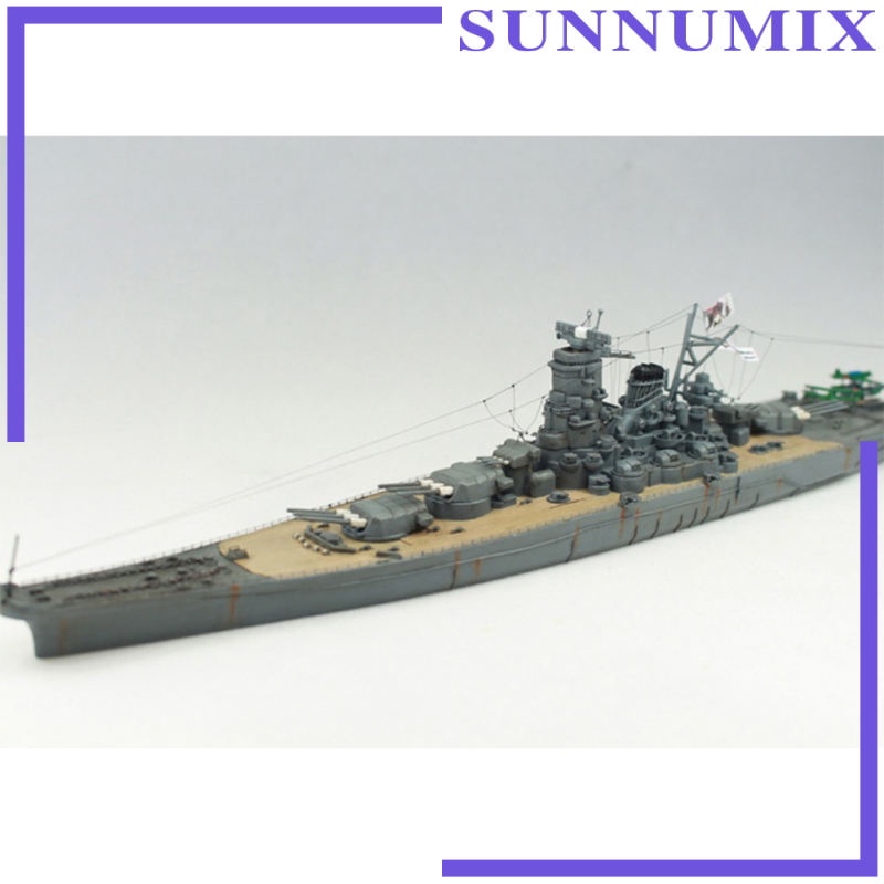 Bộ lắp ráp mô hình tàu chiến Nhật Bản Yamato bằng nhựa tỉ lệ 1:700 30cm