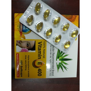 VIÊN UỐNG ĐẸP DA - VITAMIN E 400 (Hộp 100vieen)