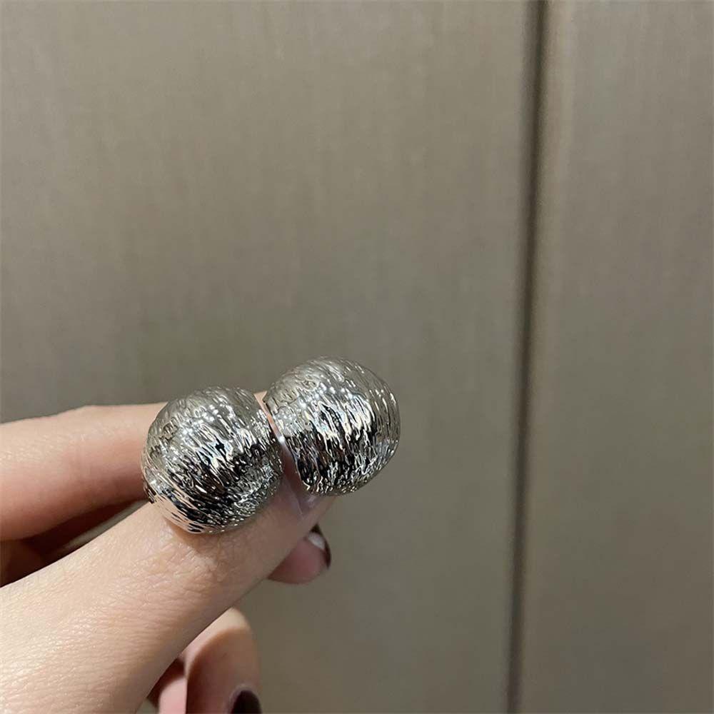 Khuyên Tai Tròn Cọ Đơn Giản MXGOODS|Trang Sức Thời Trang Nhiều Màu Sắc|Khuyên Tai Hình Quả Bóng Tròn Nhiều Màu Sắc Dành Cho Nữ