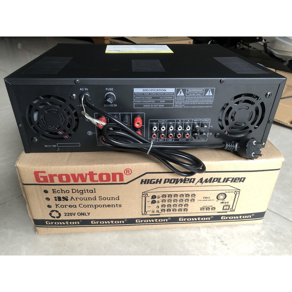 Amply Bluetooth Growton Pro-999II 12 sò