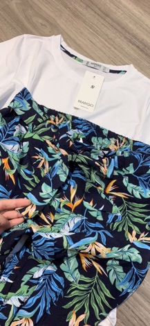 Bộ cotton quần tơ đũi