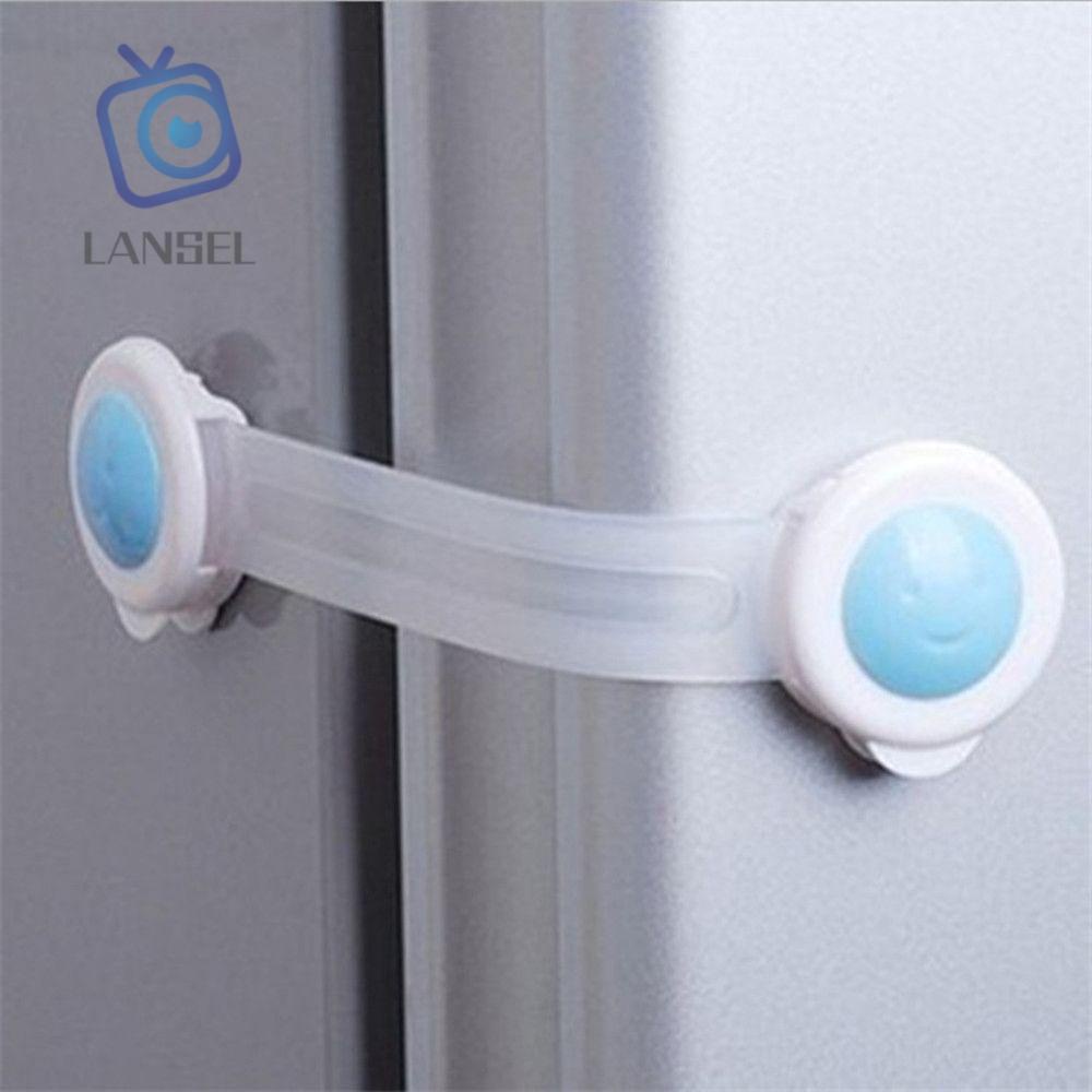 Khóa Cửa Tủ/Ngăn Kéo/Tủ Lạnh Bảo Vệ An Toàn Cho Bé Nhiều Màu Tùy Chọn