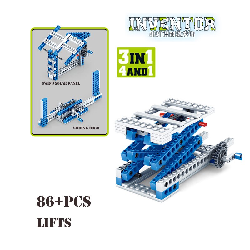 Bộ Đồ Chơi Lắp Ráp Mô Hình Cơ Khí 4 Trong 1 Cho Bé