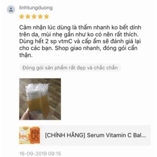 Serum mờ thâm sau mụn vitamin C Balance Active Formula 30ml