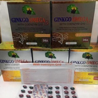 GINKGO OMEGA 3 Hoạt huyết dưỡng não 100 viên
