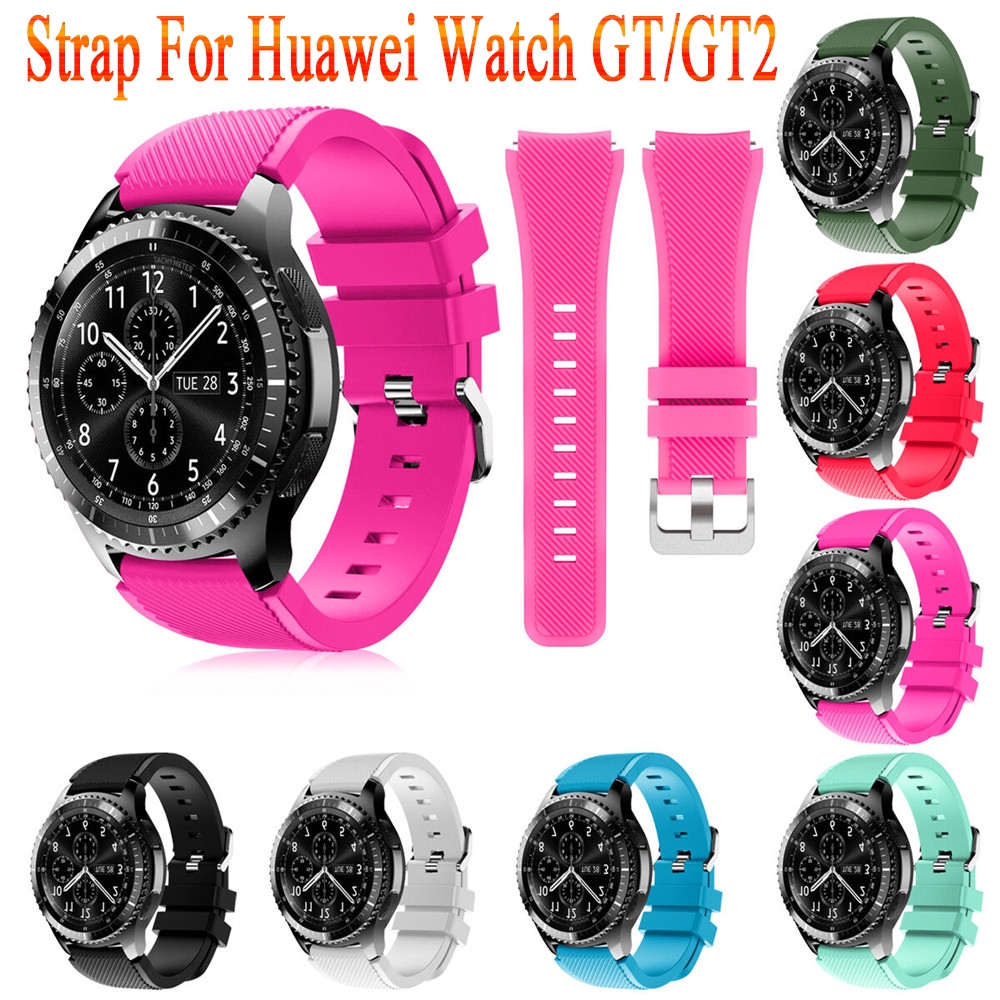 Dây Đeo Thay Thế Chất Liệu Silicon Thiết Kế Nhiều Lỗ Thời Trang Cho Huawei Watch Gt/Gt2