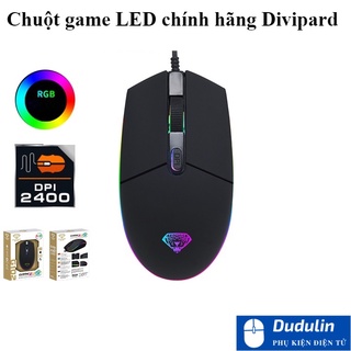 Chuột game thủ divipard g102 rgb dpi 2400 led đa màu phù hợp cho game thủ và văn phòng bảo hành 3 tháng