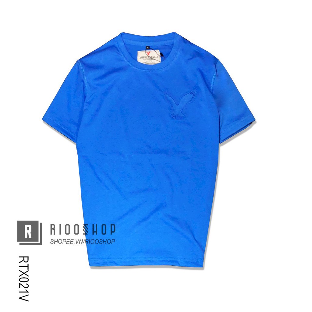 Áo phông nam ngắn tay đẹp logo dập cá tính RTX021v - áo thun nam rộng Riooshop